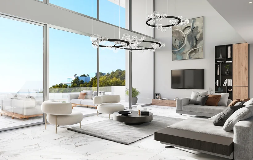 Interiores — visualización 3D